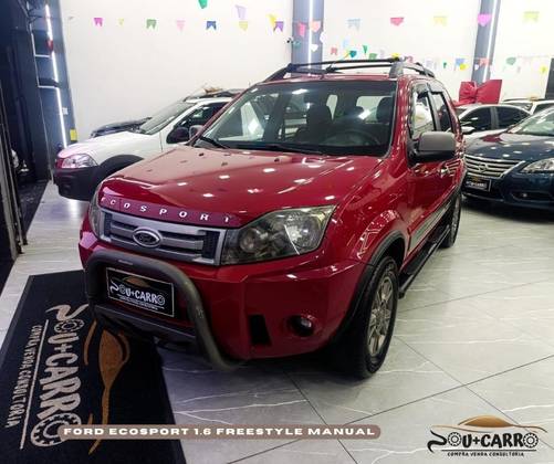 FORD ECOSPORT 1.6 XLT FREESTYLE 8V FLEX 4P MANUAL FORD ECOSPORT 1.6 XLT FREESTYLE 8V FLEX 4P MANUAL